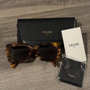 CELINE Triomphe 56mm Square Sunglasses